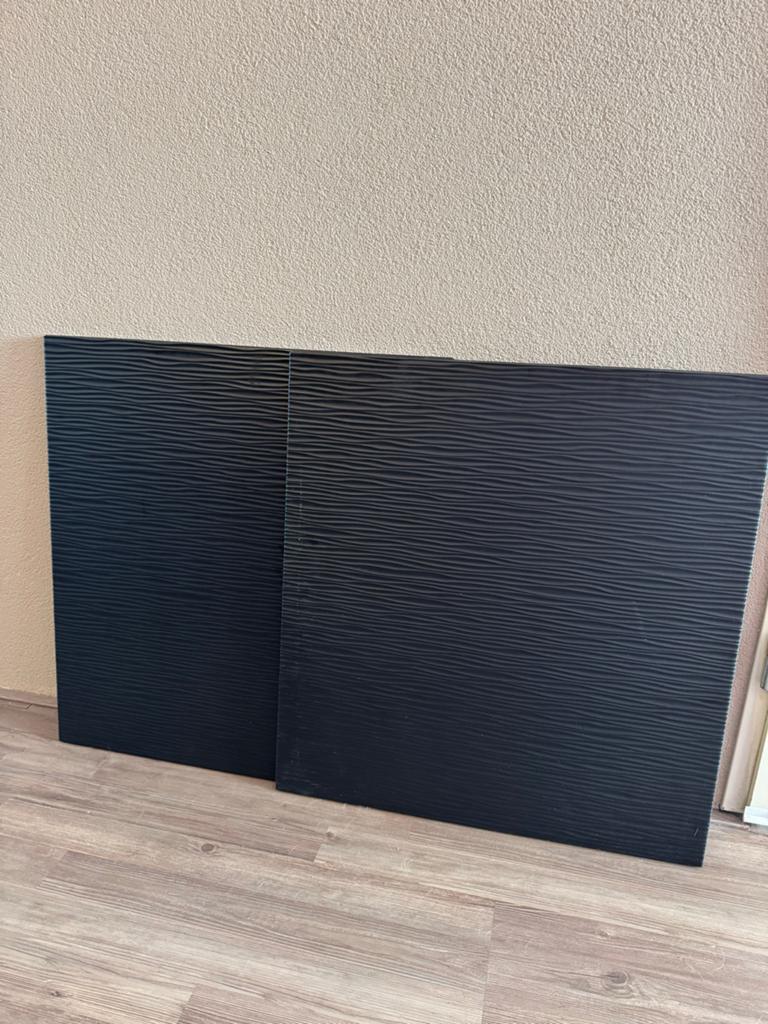 Ikea Besta Laxviken deur 2 stuks zwart 60x64 CM, Ophalen of Verzenden, Gebruikt