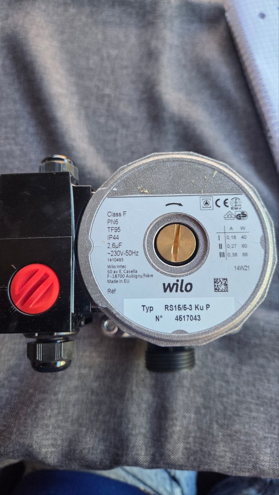 Nieuwe Wilo vloerverwarmings / CV pomp RS15/6-3 Ku P, Ophalen of Verzenden, Nieuw, Minder dan 200 watt, Overige typen