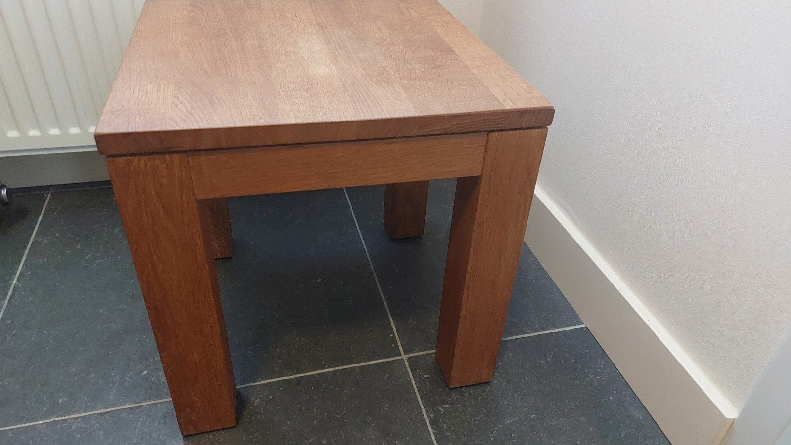Houten bijzettafel 45x45x45 cm, Ophalen, Minder dan 45 cm, Minder dan 55 cm, Vierkant