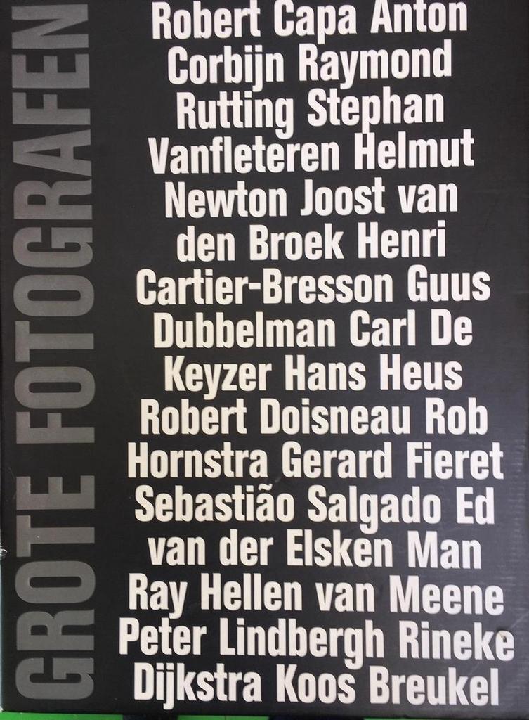 De Grote Fotografen fotoboeken box de Volkskrant, Ophalen of Verzenden, Gelezen, Fotografen