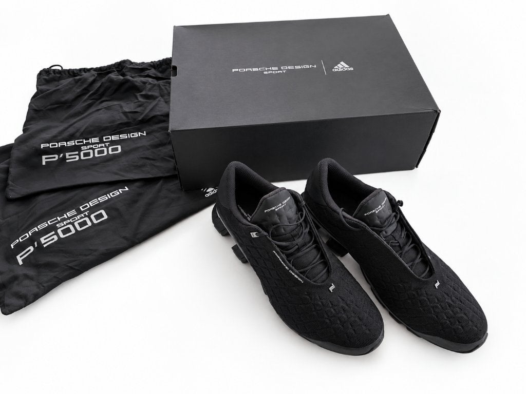 Porsche Design Sport P'5000 Bounce S4 Lux | Zwart | Maat 47⅓, Verzenden, Sportschoenen, Zwart, Gedragen