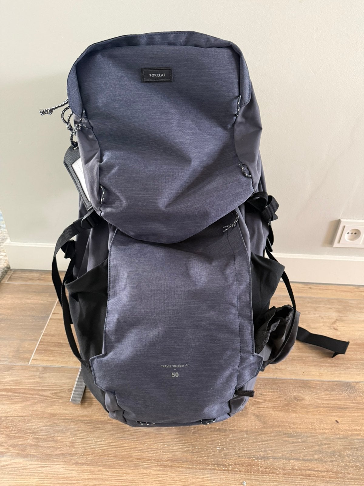 Dames rugzak 50 l. Forclaz Decathlon (slechts 1x gebruikt), 40 cm of meer, Zo goed als nieuw, Trekking, 60 cm of meer