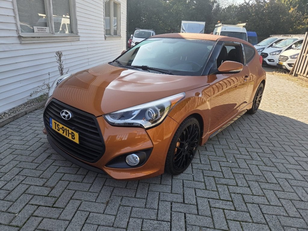 Hyundai Veloster UNIEKE UITVOERING INST AUTOMAAT, Auto's, Automaat, Zwart, Overige kleuren, 4 stoelen