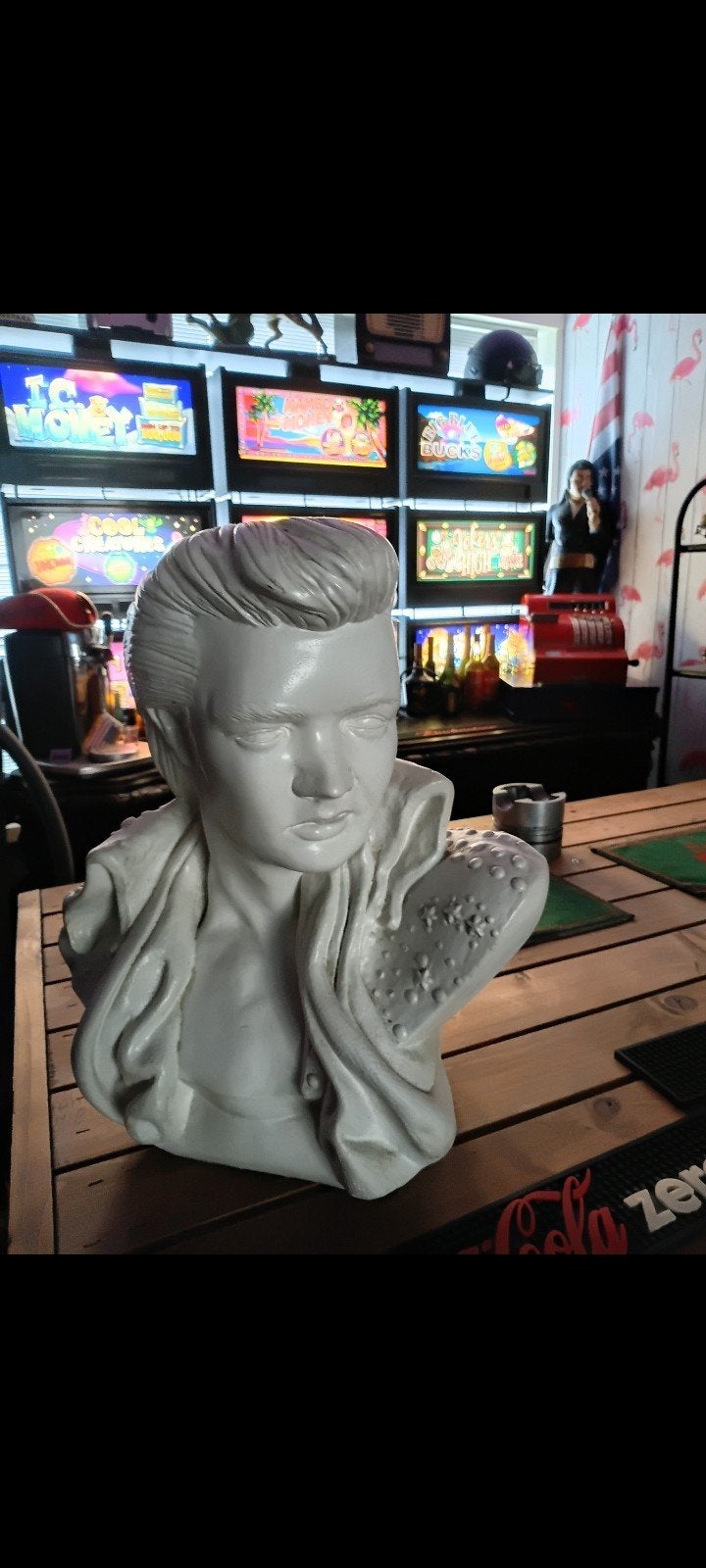 Elvis Presley Borstbeeld-, Gips, Buste, Ophalen of Verzenden, Handgemaakt