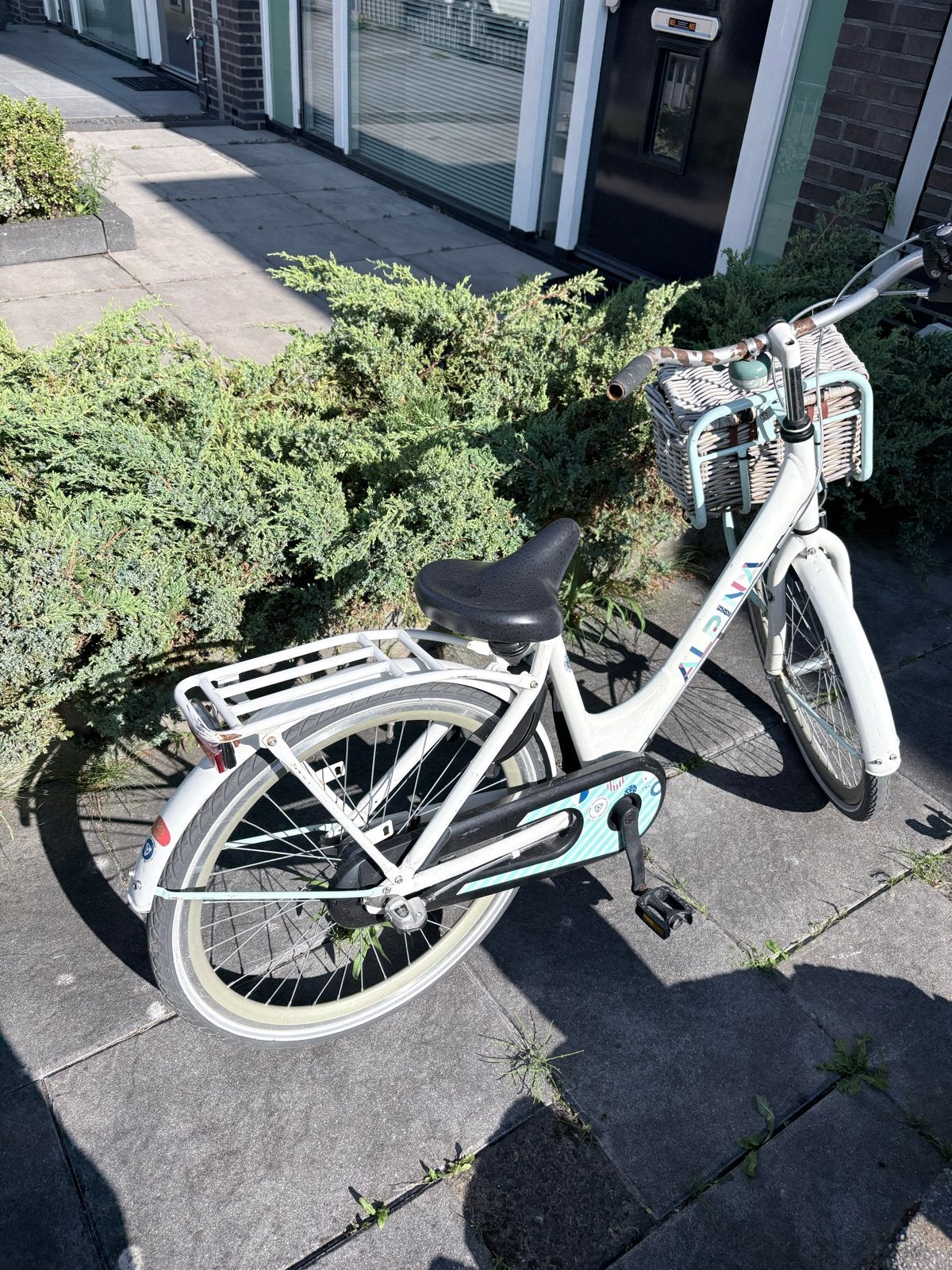 Alpina fiets met mandje - 24 inch meisjes Gebruikt, Fietsen en Brommers, Fietsen | Dames | Damesfietsen, Gebruikt, Velgrem, 50 tot 53 cm