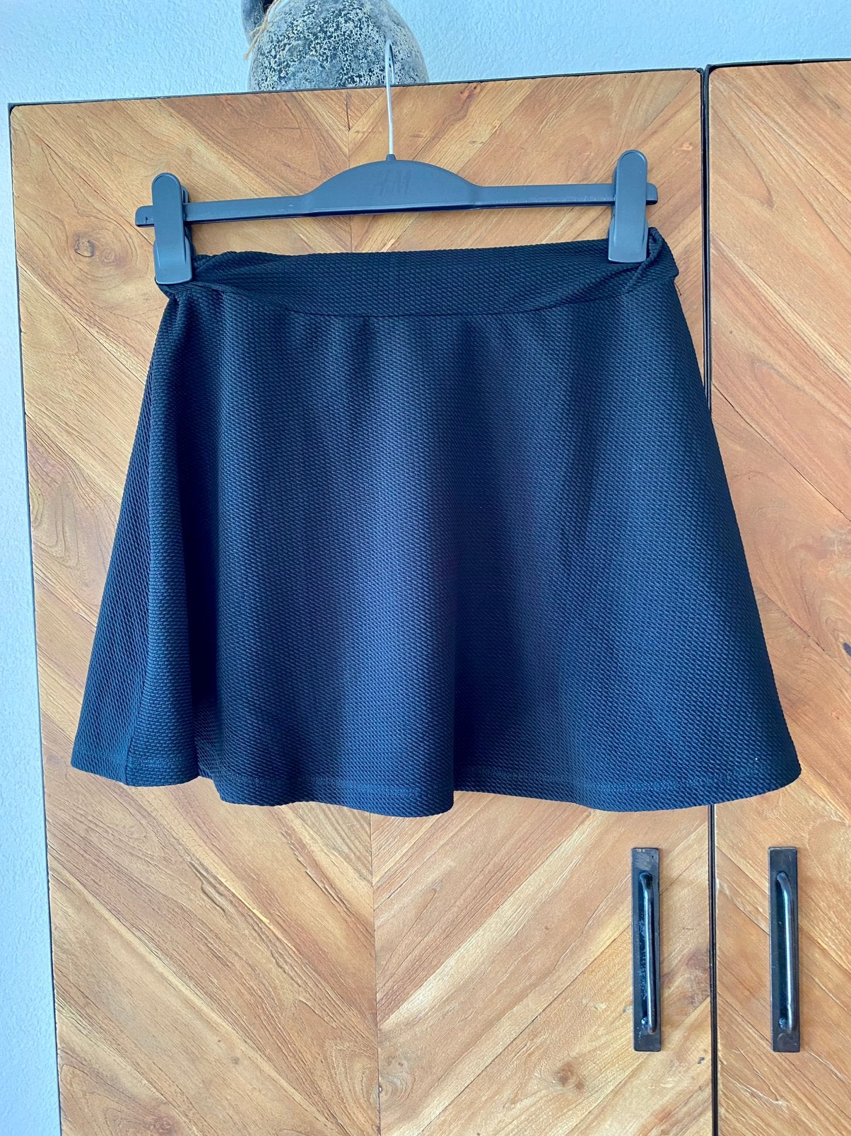 Als Nieuw! Zwarte Klok Rok van Shein. Maat S, Kleding | Dames, Rokken, Zwart, Ophalen of Verzenden, Zo goed als nieuw, Maat 36 (S)