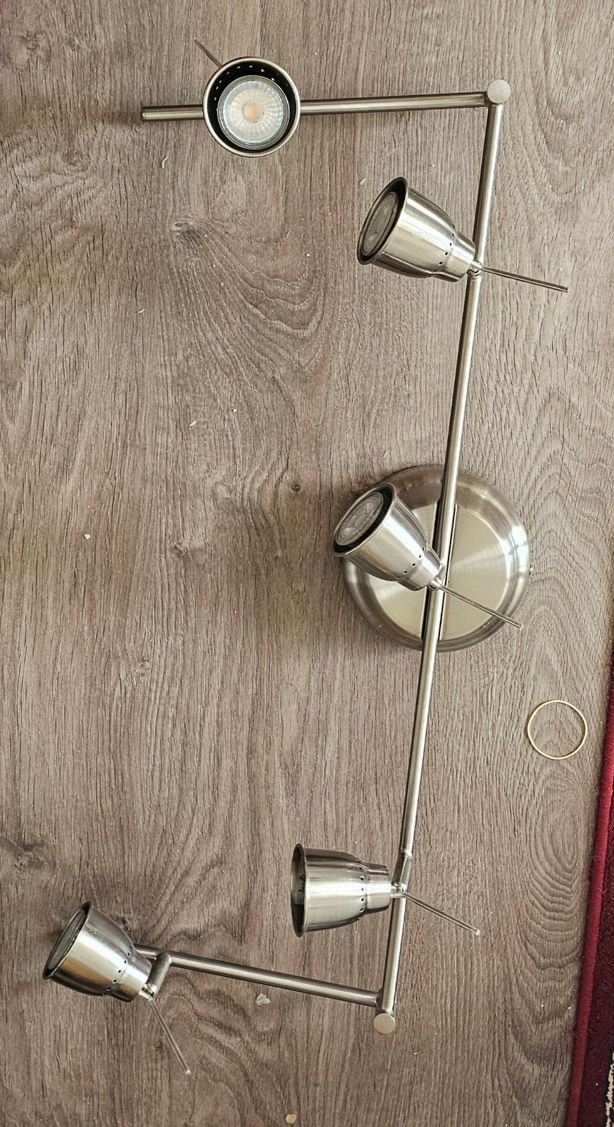 Ikea tidig plafond spotlights 5 spots, Ophalen, Zo goed als nieuw, Plafondspot of Wandspot