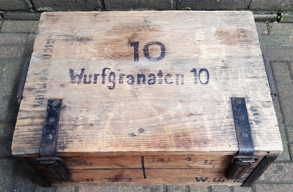 Houten Munitiekist 1914-1918, Verzamelen, Militaria | Algemeen, Verzenden, Landmacht, Nederland