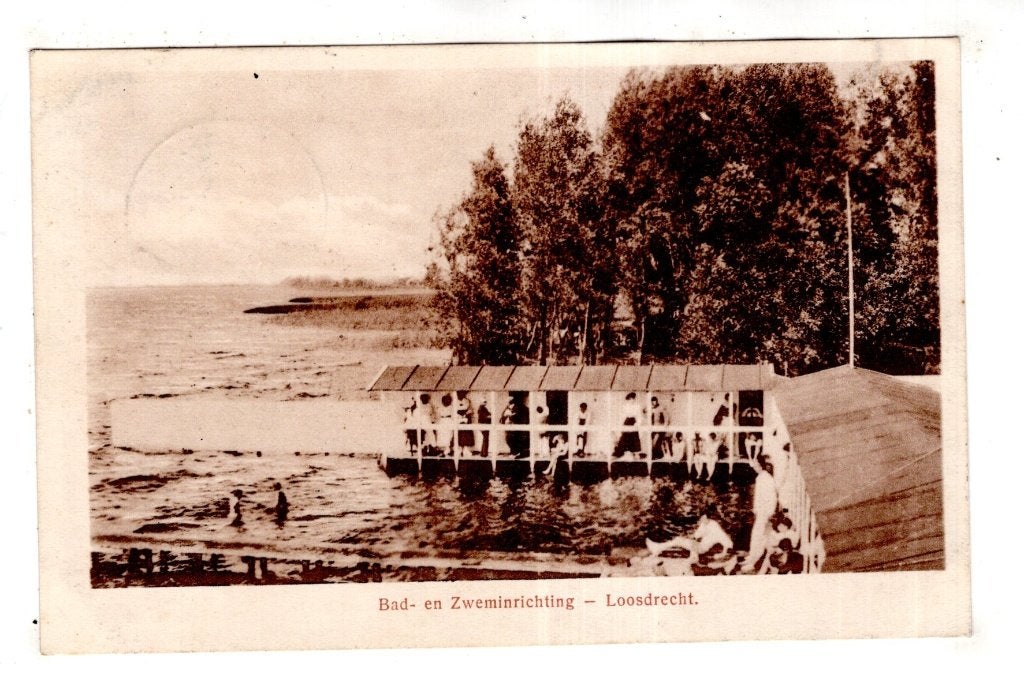Loosrecht Hilversum Bad en Zweminrichting  1919, Verzenden, Voor 1920, Utrecht