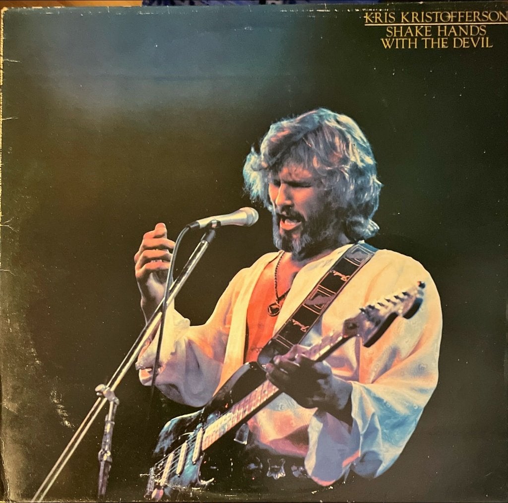 Kris Kristofferson - Shake hands with the devil, Cd's en Dvd's, LP, Gebruikt, Ophalen of Verzenden, 12 inch