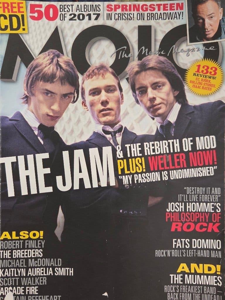 MOJO 01 2018 Jam Springsteen Review 2017 Josh Homme Fnley C, Ophalen of Verzenden, Zo goed als nieuw, Muziek, Film of Tv