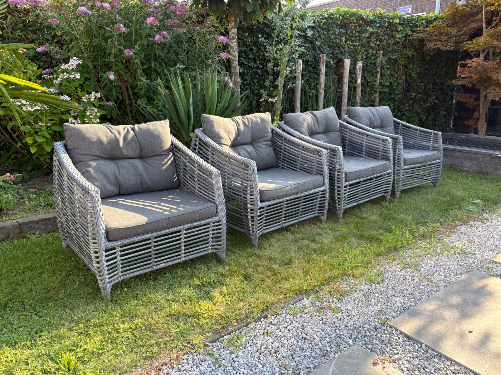 4 heerlijke luxe loungestoelen van Manifesto (Kees Smit), Ophalen, 4 zitplaatsen, Gebruikt, Loungeset