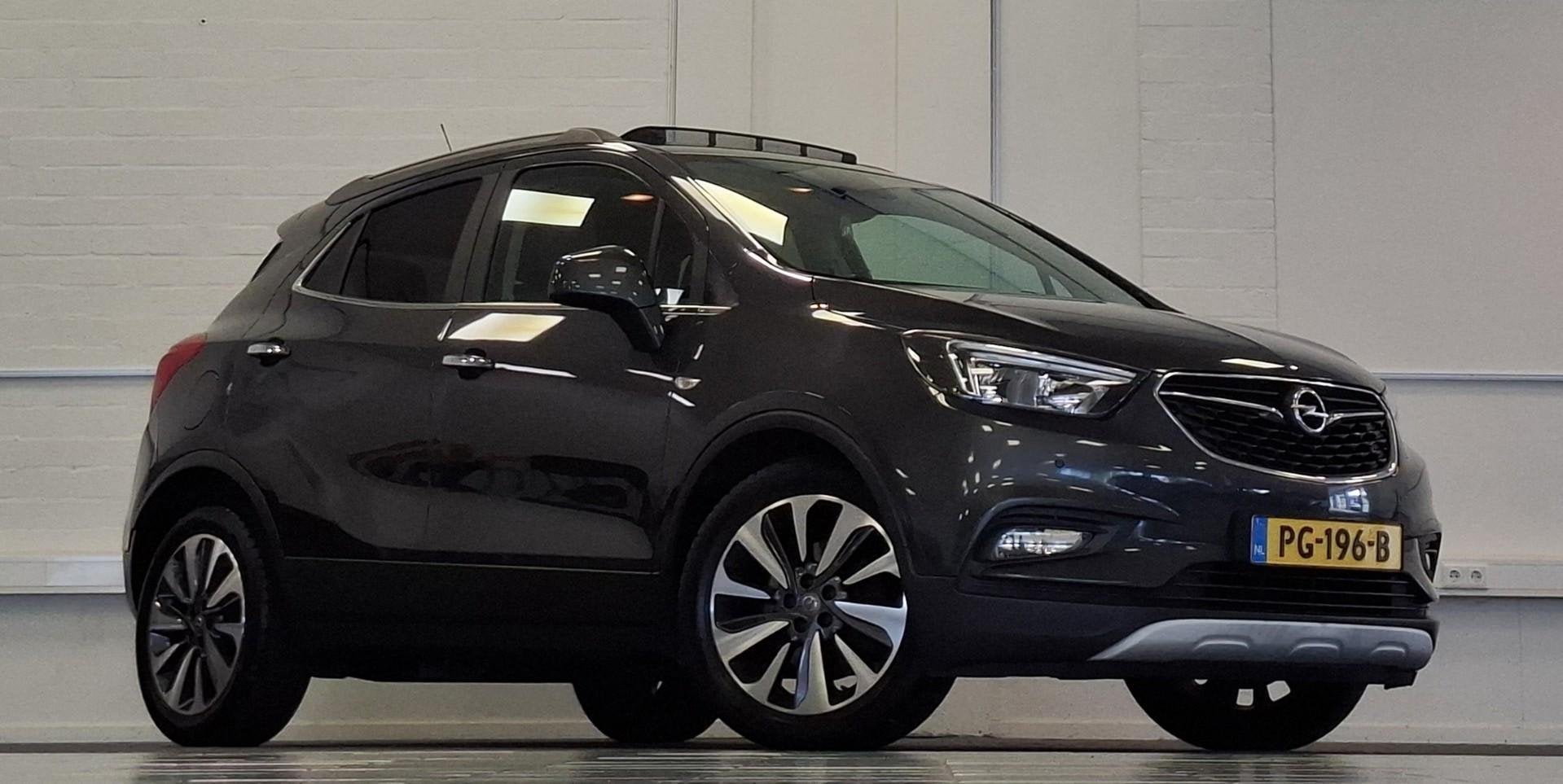 Opel Mokka X 1.4 Turbo Innovation Schuif-/kanteldak Navigati, Auto's, Voorwielaandrijving, Verwarmde buitenspiegels, Gebruikt
