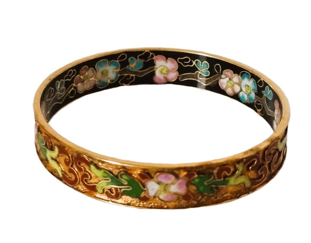 Armband in cloisonne, Sieraden, Tassen en Uiterlijk, Armbanden, Ophalen of Verzenden, Zo goed als nieuw, Overige materialen