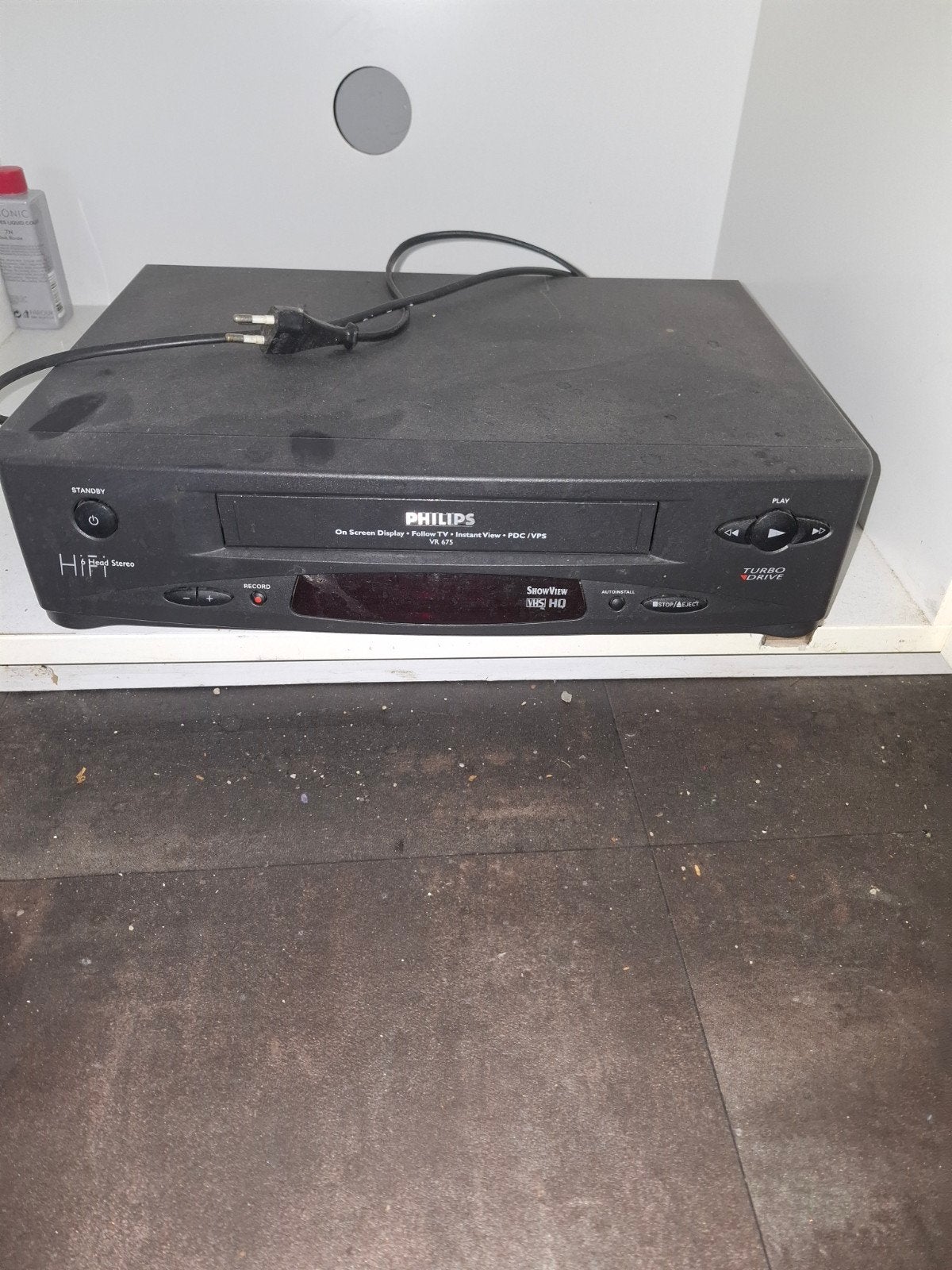 Philips VR 675 VHS HD Videorecorder - Goede Staat, Ophalen of Verzenden, Gebruikt, VHS-speler of -recorder