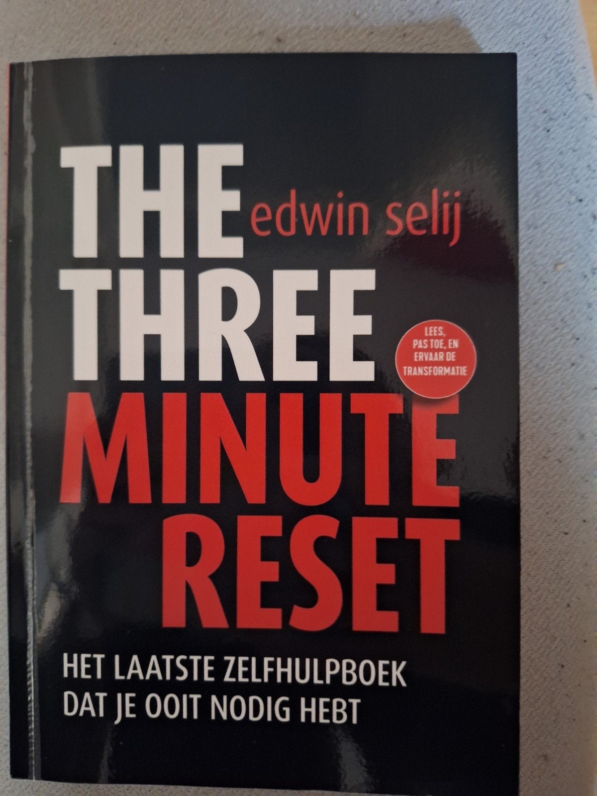 Edwin Selij - The Three Minute Reset, Ophalen of Verzenden, Zo goed als nieuw, Edwin Selij