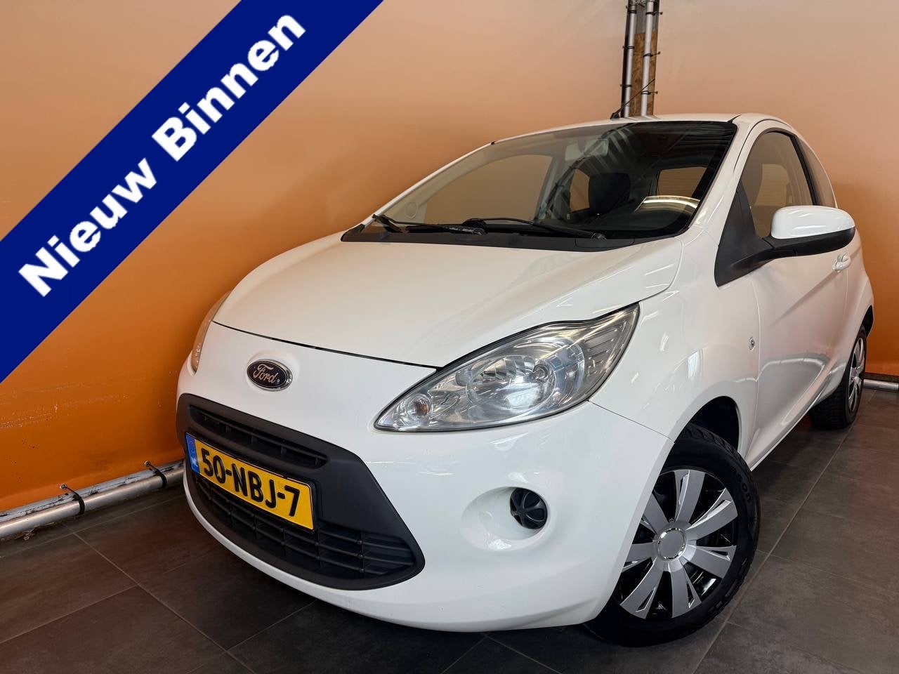 Ford Ka 1.2 Cool&Sound apk 10/27 | airco (bj 2010), Auto's, Voorwielaandrijving, Stof, Gebruikt, 1242 cc