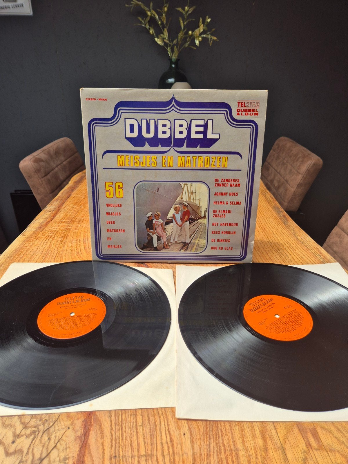 Telstar Dubbelalbum - Meisjes en Matrozen (Dubbel LP), Gebruikt, Ophalen of Verzenden, Levenslied of Smartlap, 12 inch