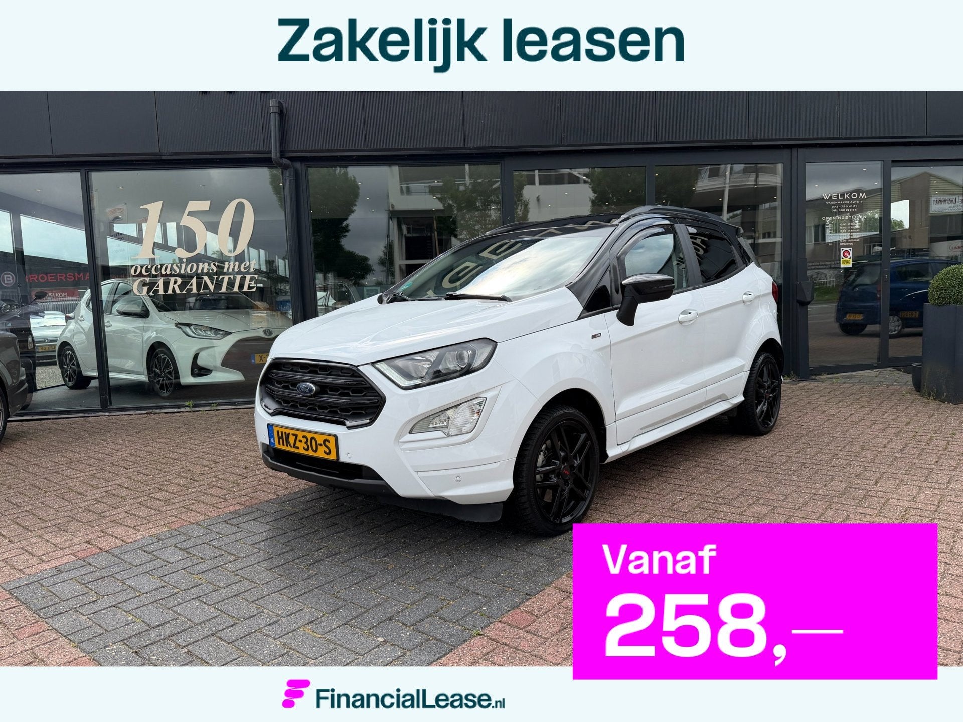 Ford ECOSPORT 1.0 EcoBoost ST-Line AUT|Cruise|Carplay|CAMERA, 125 pk, Gebruikt, Ecosport, Wit