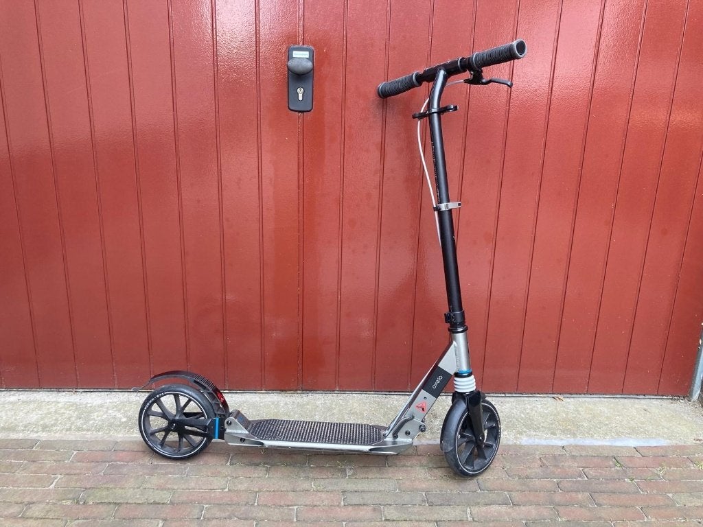 Step voor volwassenen - dubbele vering en handrem, Fietsen en Brommers, Ophalen, Gebruikt, Gewone step, Oxelo