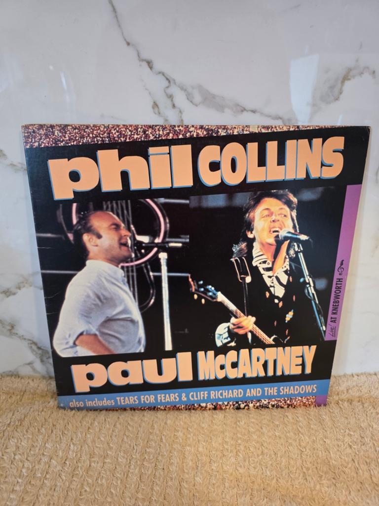 Phil Collins Paul McCartney Live at Knebworth LaserDisc, Ophalen of Verzenden, Zo goed als nieuw