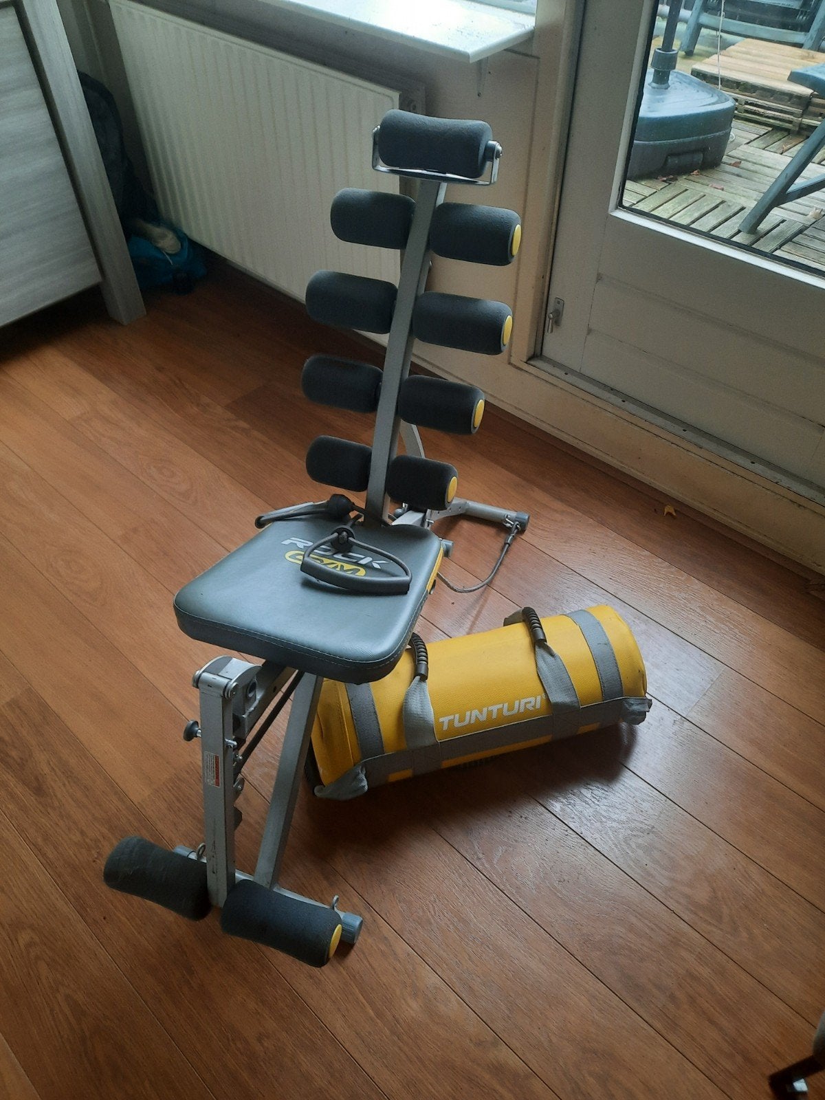fitness bankje en power bag 10 kg, Ophalen, Gebruikt, Krachtstation