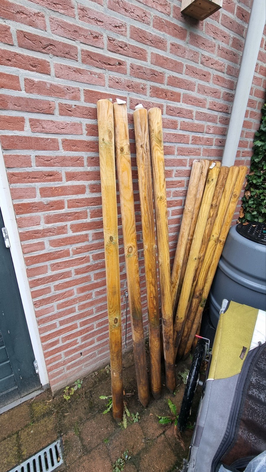 diverse tuinpalen, Ophalen, Zo goed als nieuw, Minder dan 180 cm, Palen