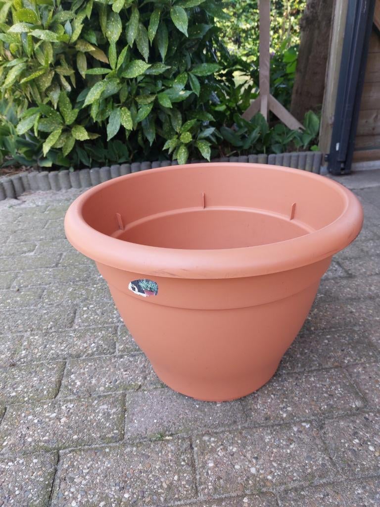 Bloempot, Ophalen, Rond, Kunststof