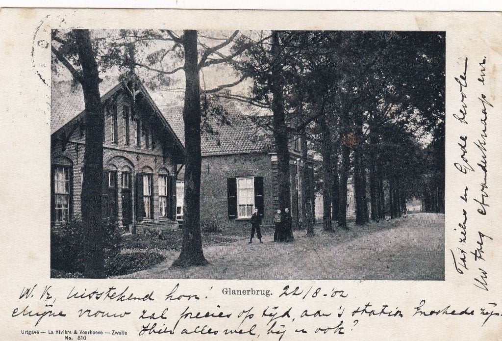 Glanerbrug, Boekelo,1902., Verzenden, Voor 1920, Gelopen, Overijssel