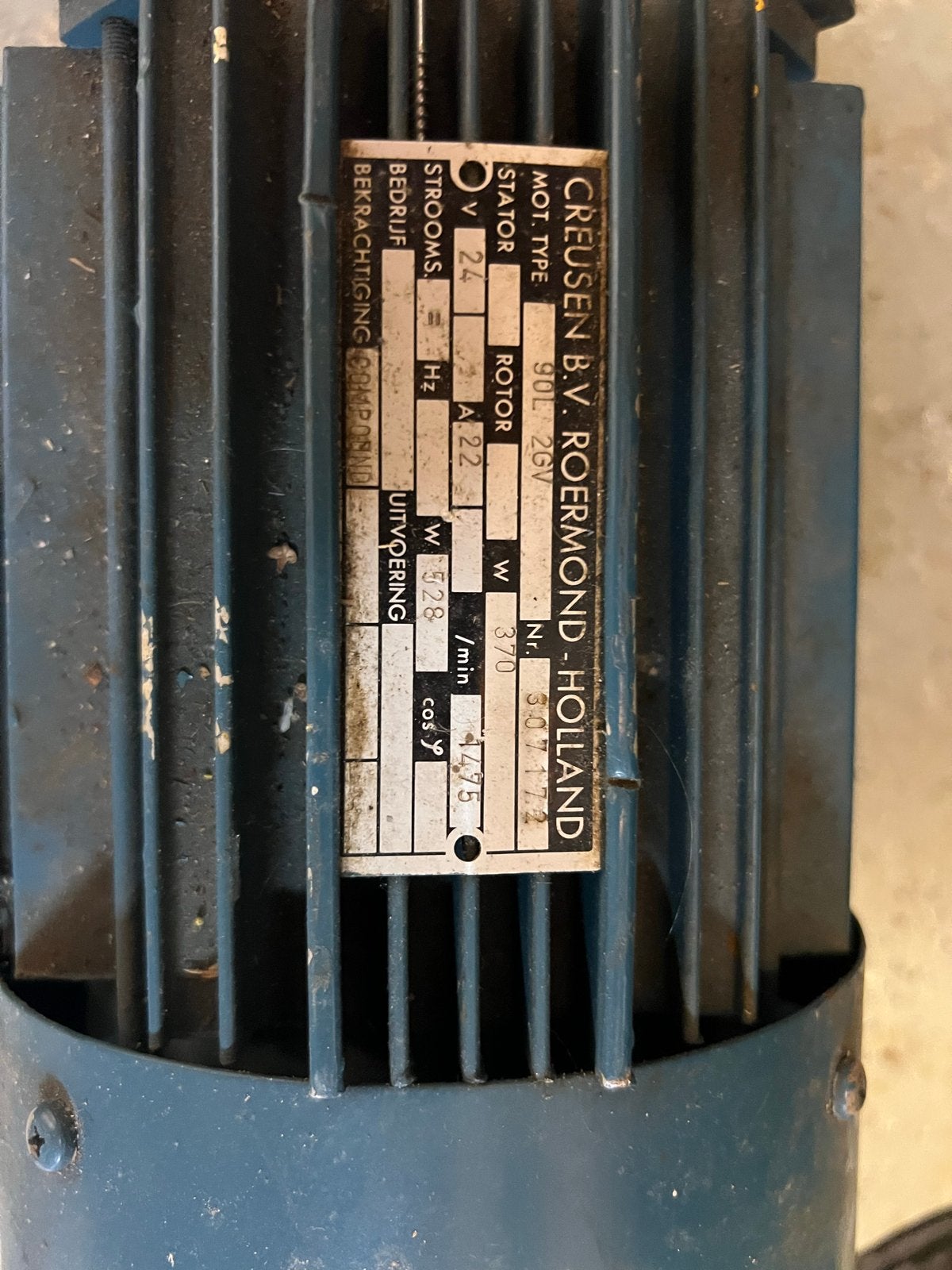 24V Zelfaanzuigende Waterpomp - Creusen / C. Maters, Ophalen, Gebruikt, Motor en Techniek
