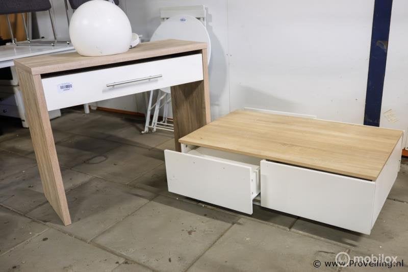 Online Veiling: Salontafel, sidetable & hanglamp