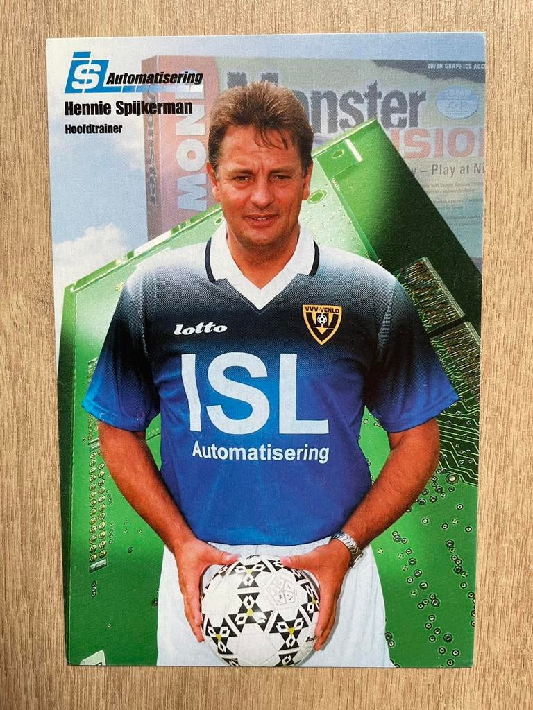 Fotokaart Hennie Spijkerman (VVV Venlo, Ajax)., Verzamelen, Ophalen of Verzenden, Nieuw, Spelerskaart