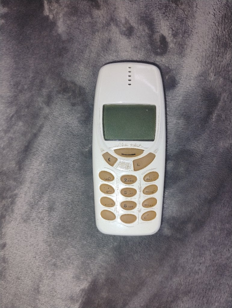 Nokia 3310 Orginal Classic, Gebruikt, Geen camera, Wit, Fysiek toetsenbord