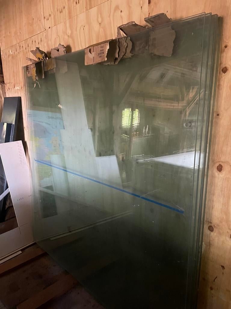 Gelaagd glas veiligheidsglas windscherm, Doe-het-zelf en Verbouw, Glas en Ramen, JL Machinebouw, Veiligheidsglas, 160 cm of meer