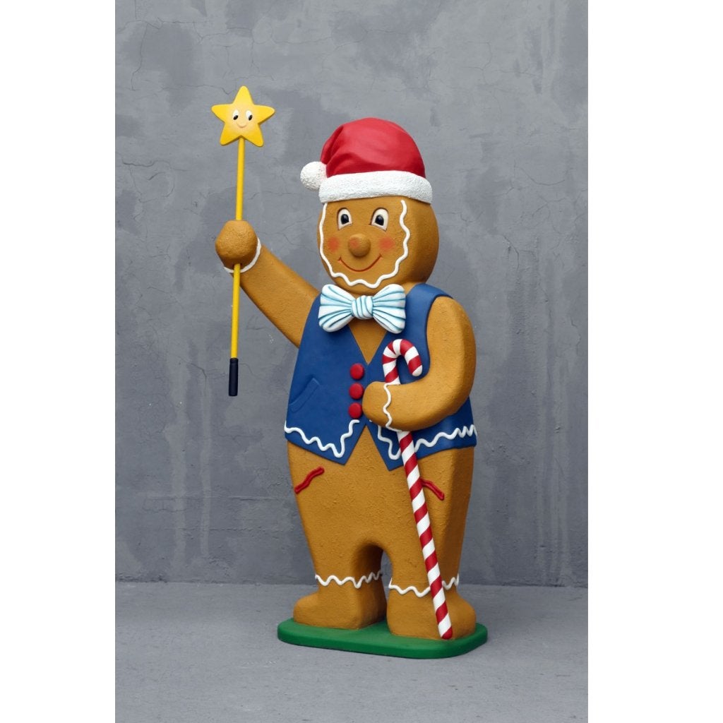 Gingerbread Man with Star Hoogte 227 cm, Ophalen, HorecaBeelden, Nieuw, HorecaBeelden