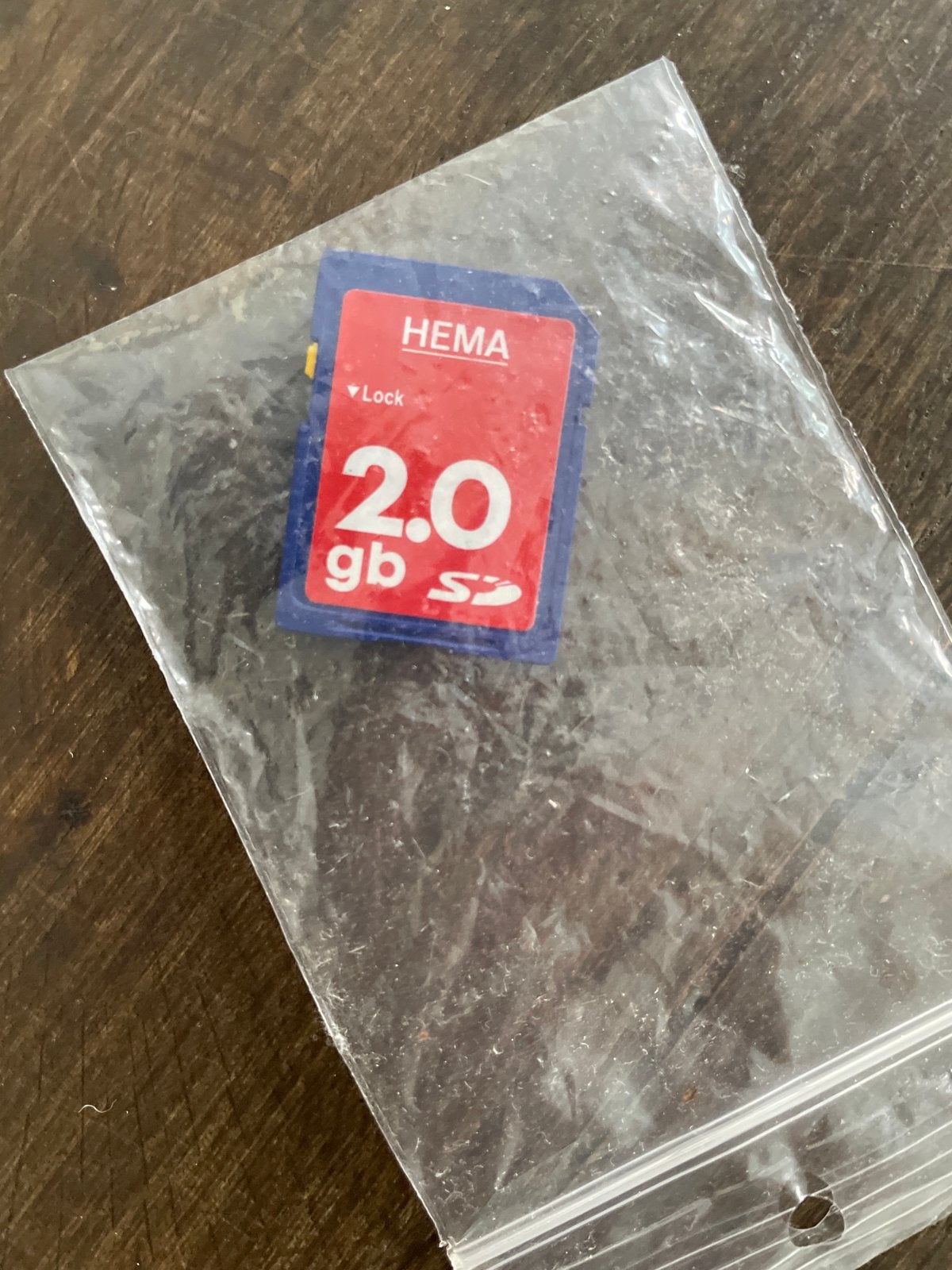 Hema SD-kaart 2.0 GB, SD, Gebruikt, Fotocamera, Minder dan 2 GB