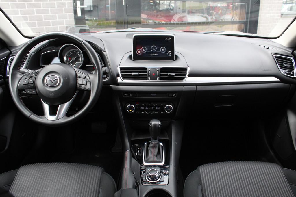 Mazda 3 2.0 GT-M / Automaat / HUD / Keyless / Stoelverwarmin, Stof, Gebruikt, 4 cilinders, Met garantie (alle)