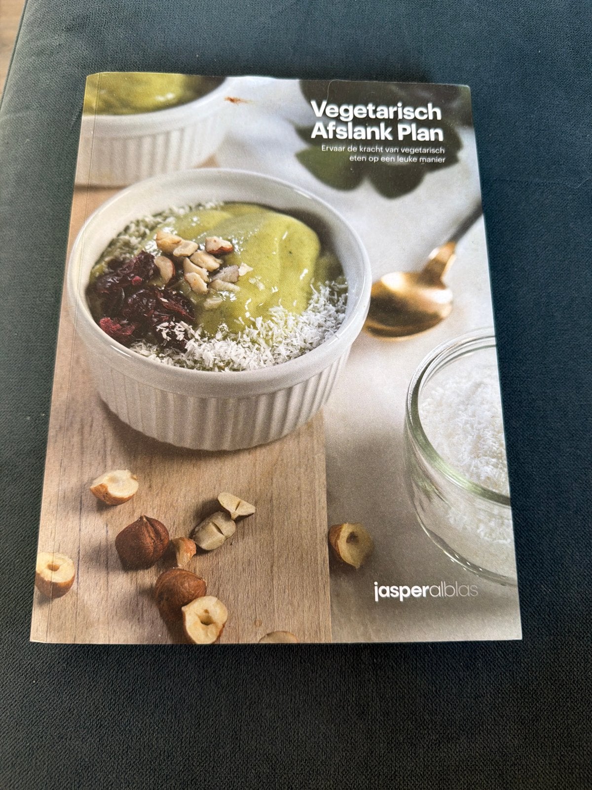 Vegetarisch Afslank Plan - Jasper Alblas, Boeken, Gezondheid, Dieet en Voeding, Ophalen of Verzenden, Zo goed als nieuw, Dieet en Voeding