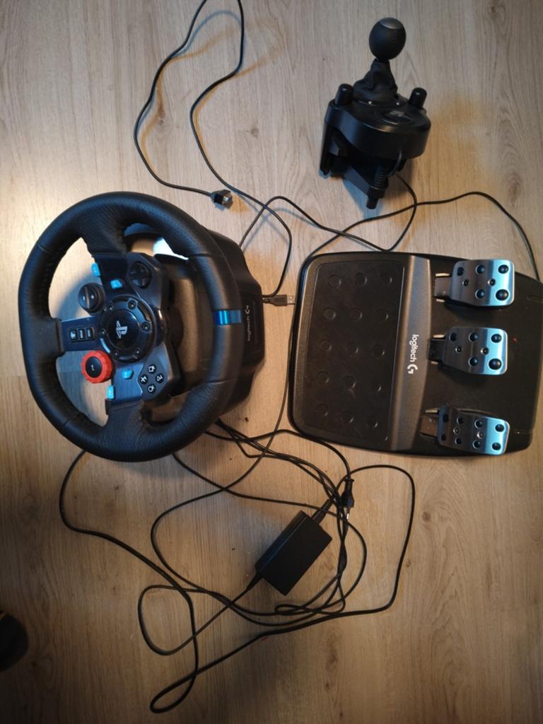 Logitech stuur met shifter, Racestuur, Zo goed als nieuw, Direct drive, Logitech