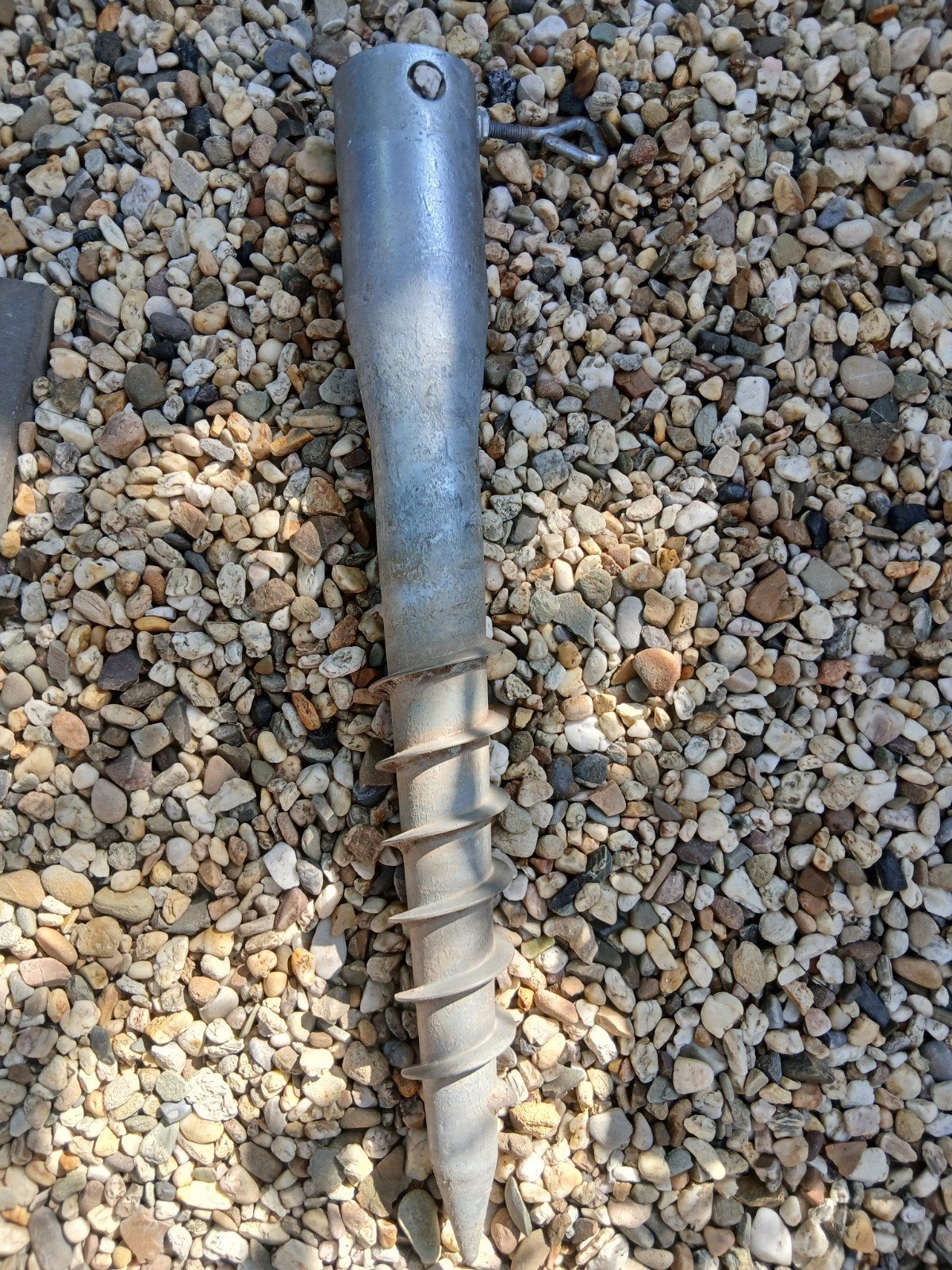 Parasol grondanker - stevige groenteschroef, Ophalen of Verzenden, Gebruikt, Minder dan 1 meter
