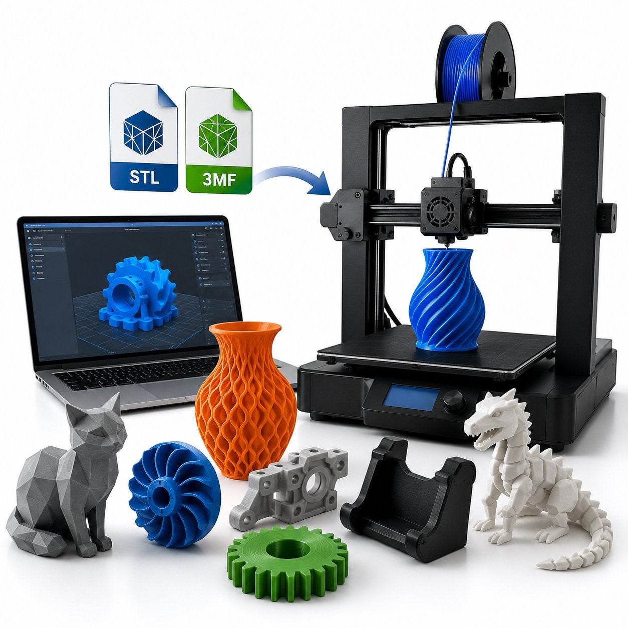 3D Printservice – Laat jouw STL of 3MF bestand printen!, Computers en Software, Ophalen of Verzenden, Nieuw