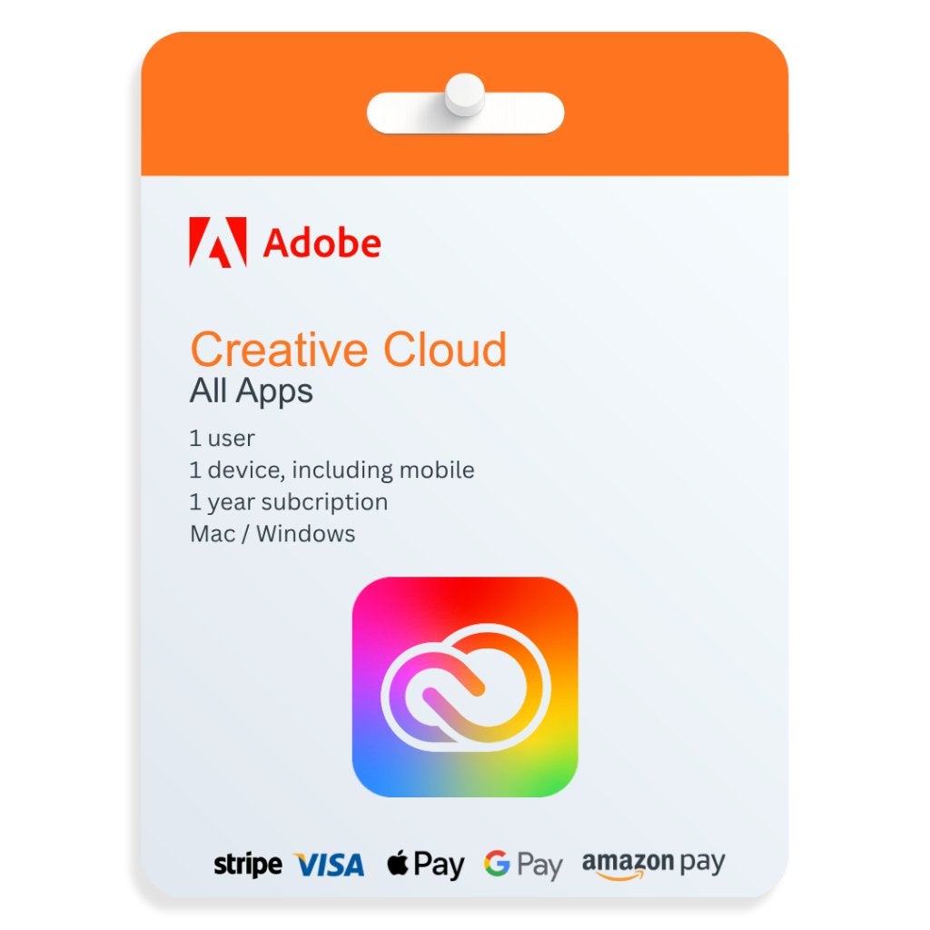 Adobe Creative Cloud Pro — Alle Apps — 12 maanden - Factuur