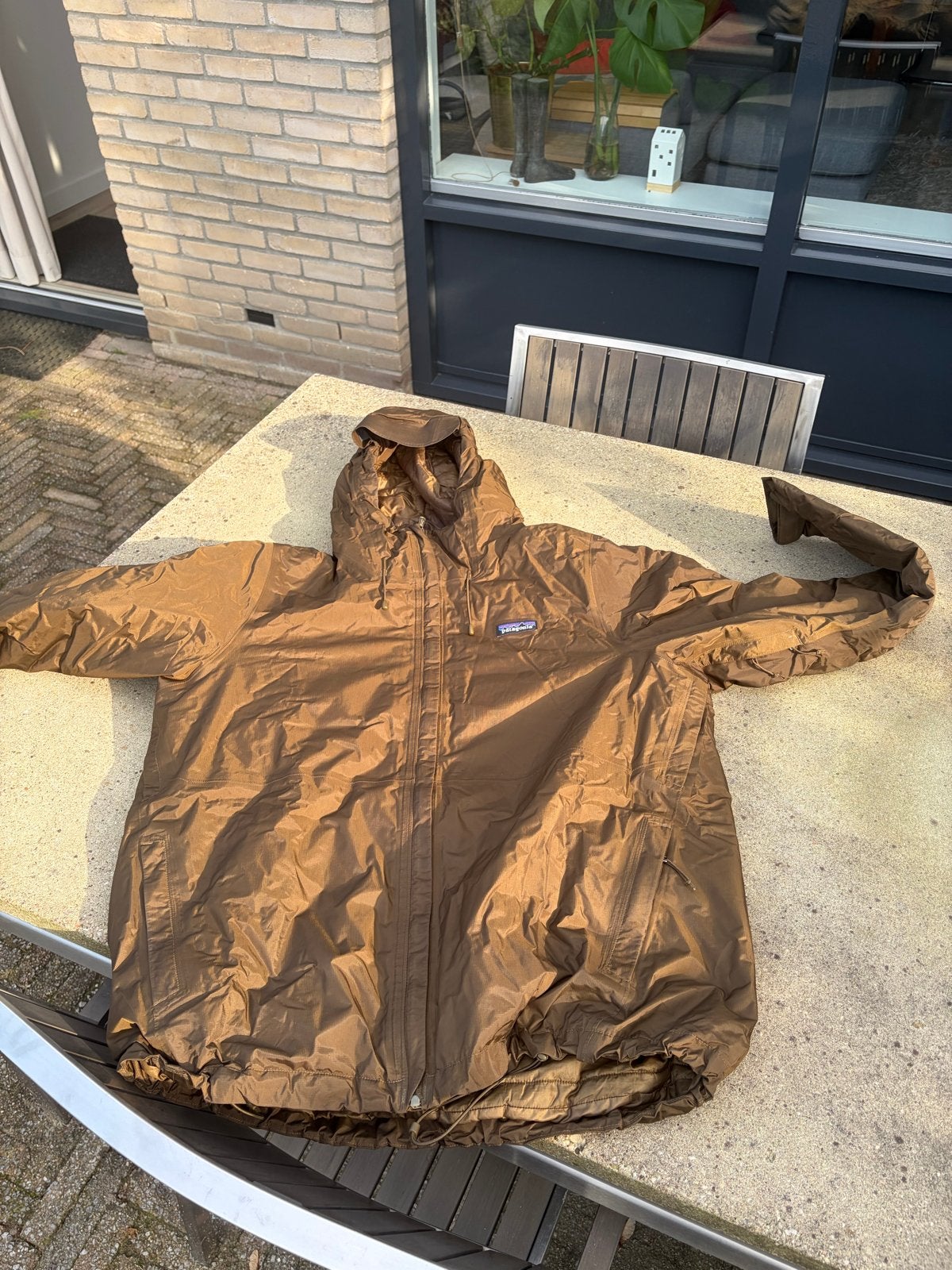 Patagonia H2No jas - Maat L, Ophalen of Verzenden, Zo goed als nieuw, Maat 52/54 (L), Bruin