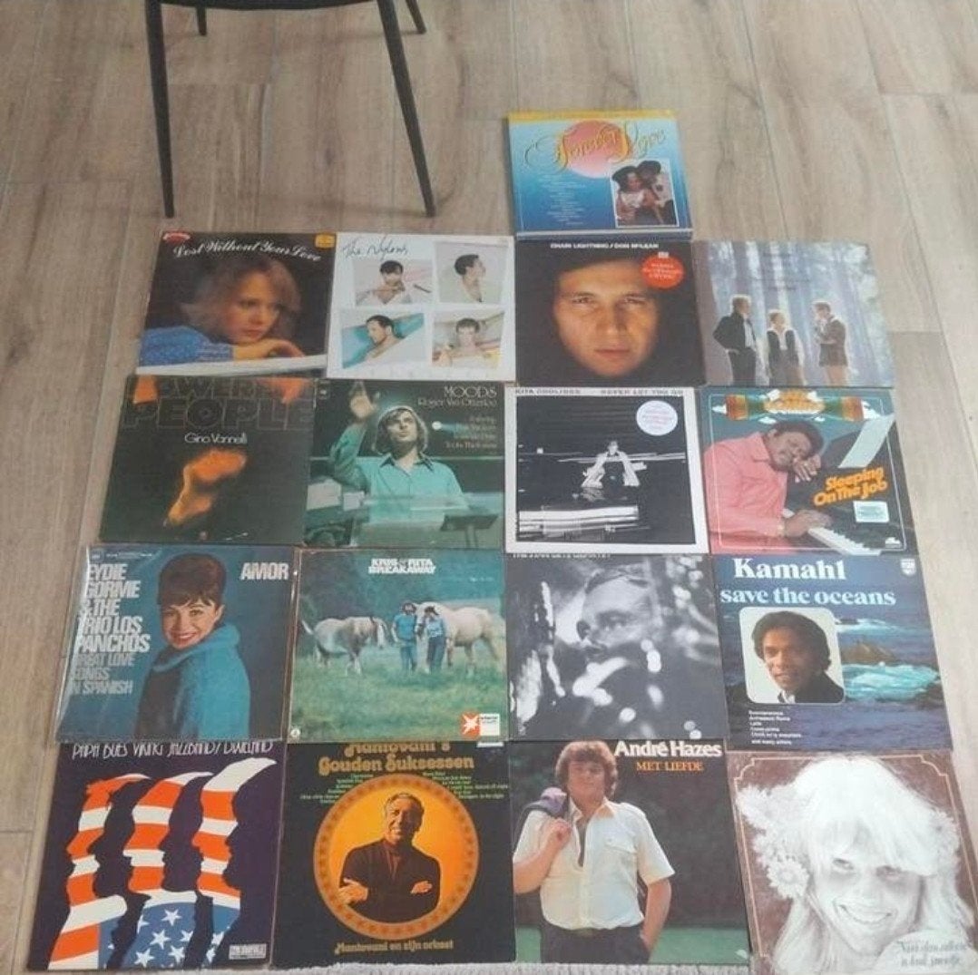 Partij 17x lps vinyl lp platen zie foto voor €15, Ophalen of Verzenden, LP