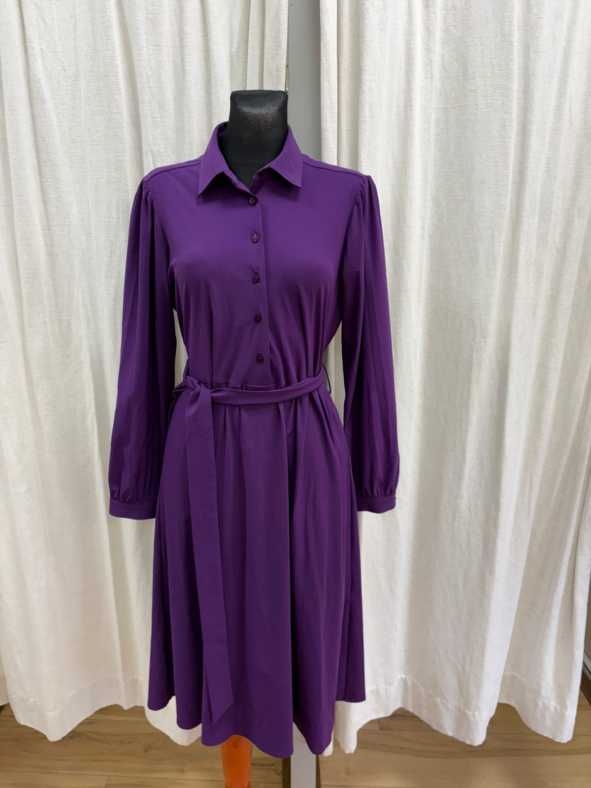 Studio Anneloes jurk maat L travelstof, Kleding | Dames, Jurken, Paars, Maat 42/44 (L), Ophalen of Verzenden, Zo goed als nieuw