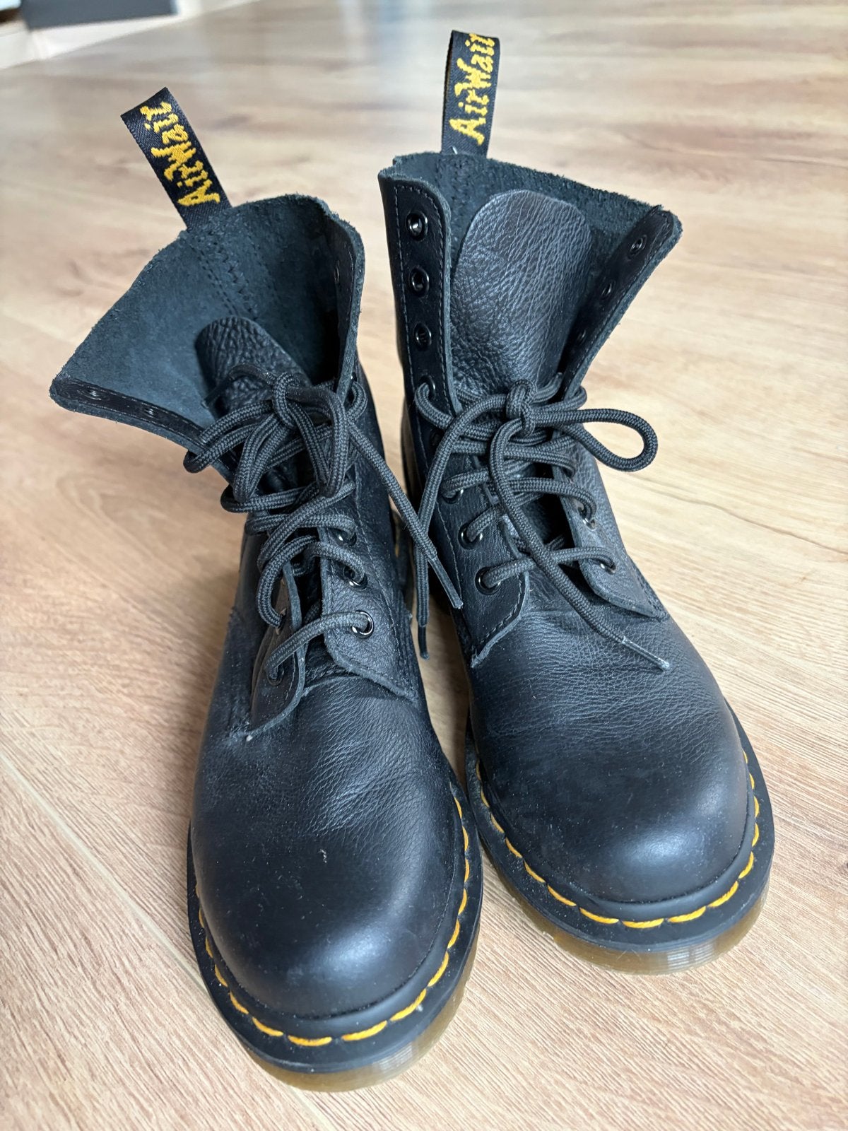 Dr. Martens Pascal laarzen maat 38, Ophalen, Gedragen, Zwart, Lage of Enkellaarzen