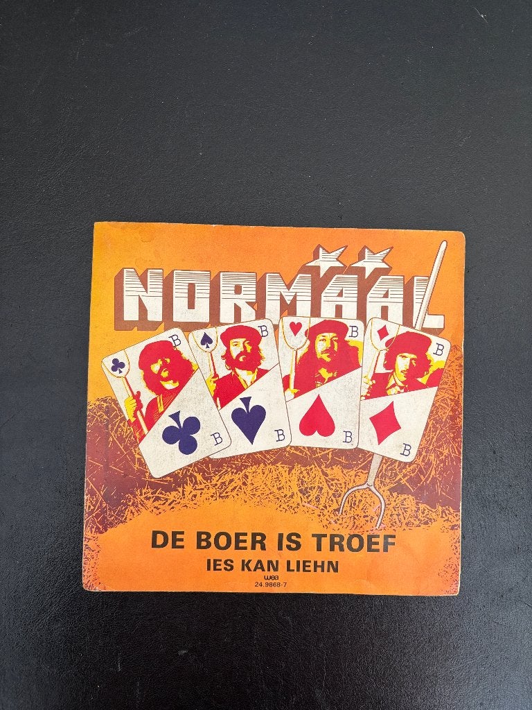Normaal - De Boer Is Troef - 1983 - Poster uitgave, Gebruikt, 7 inch, Ophalen of Verzenden, Rock en Metal