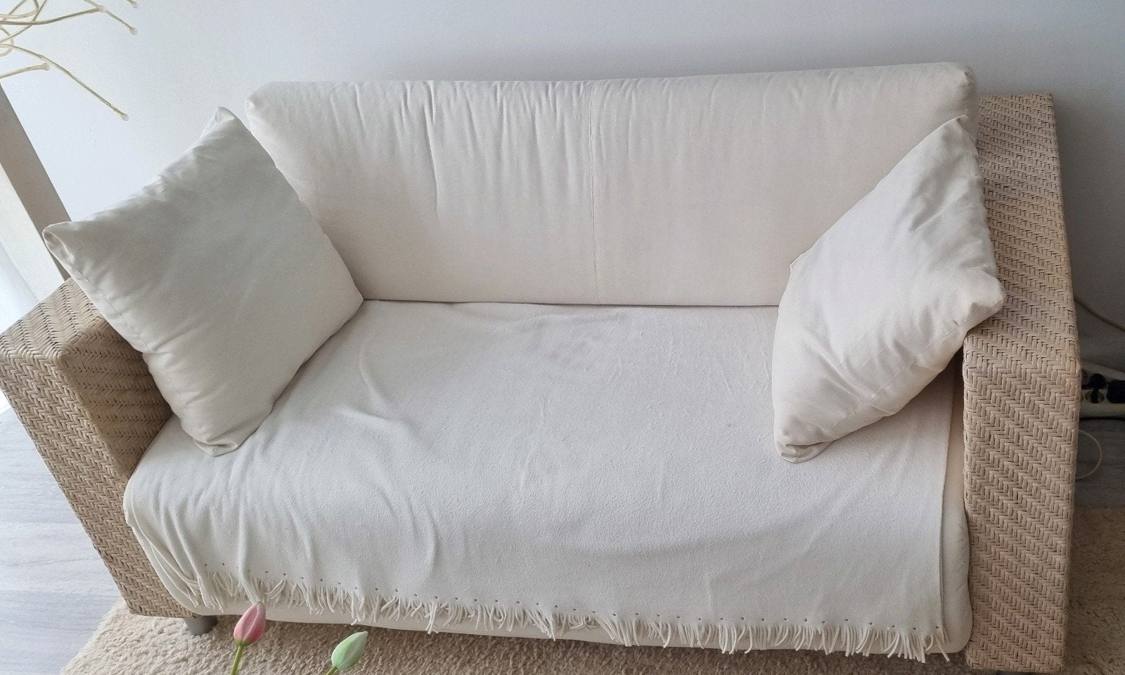 Twee bankjes en een luie stoel, Ophalen, Gebruikt, 150 tot 200 cm, Tweepersoons