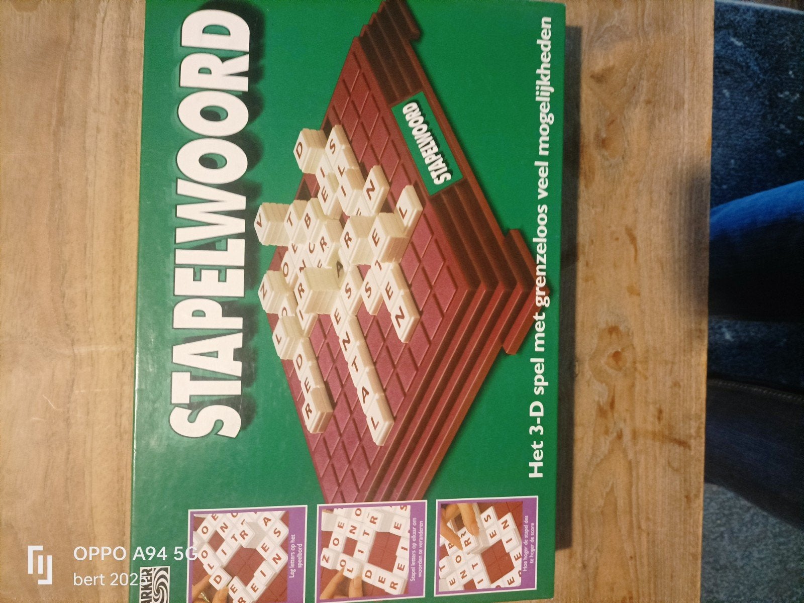Stapelwoord: Het 3-D spel met grenzeloos veel mogelijkheden, Hobby en Vrije tijd, Een of twee spelers, Ophalen of Verzenden, Gebruikt