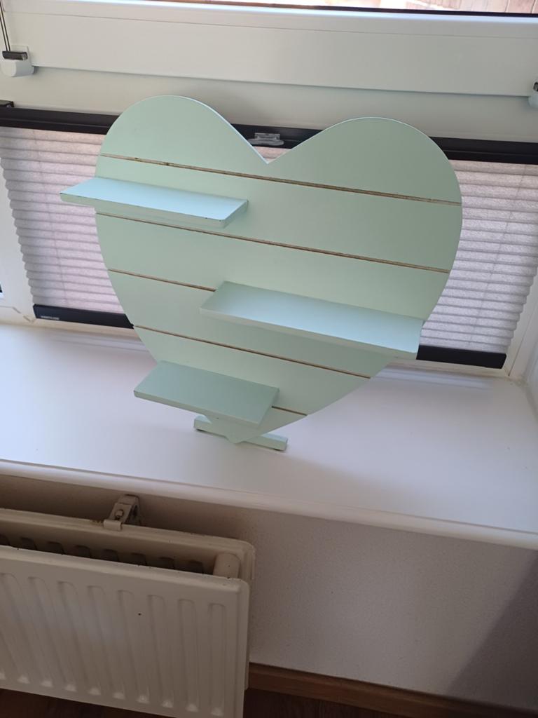leuke hartje decoratie voor venterbank of kast inklapbaar, Ophalen of Verzenden, Nieuw